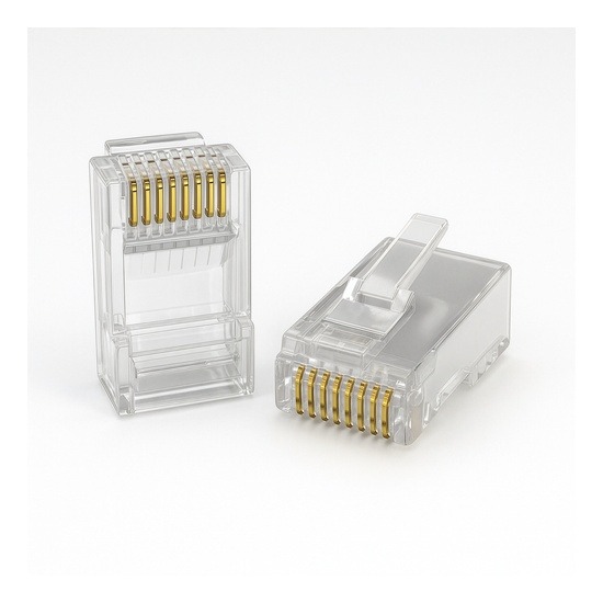 Philex 70217PI CAT 5e UTP 8P8C Feed Through RJ45 Gold Plated Plug