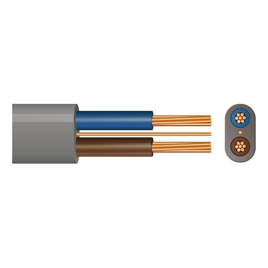 Pitacs 6242Y Twin & Earth Grey Cable