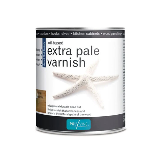 Polyvine Extra Pale Oil Based Dead Flat Finish Interior Varnish