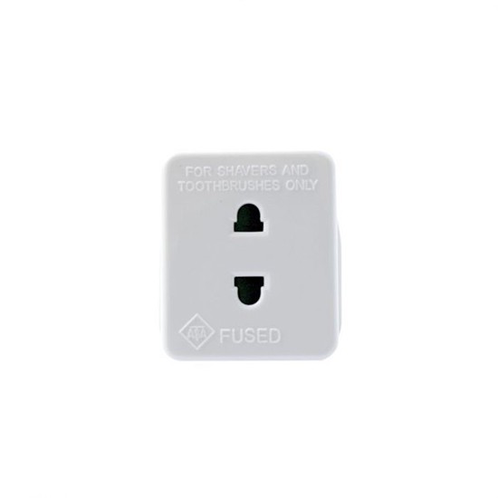 Jegs PPJ022 White 13A Shaver Adaptor