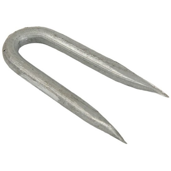 Galvanised Press Point Staples - 25kg Box