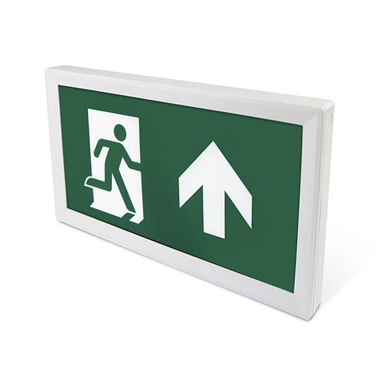 Red Arrow ART/30 Artemis Exit Sign with Up Legend