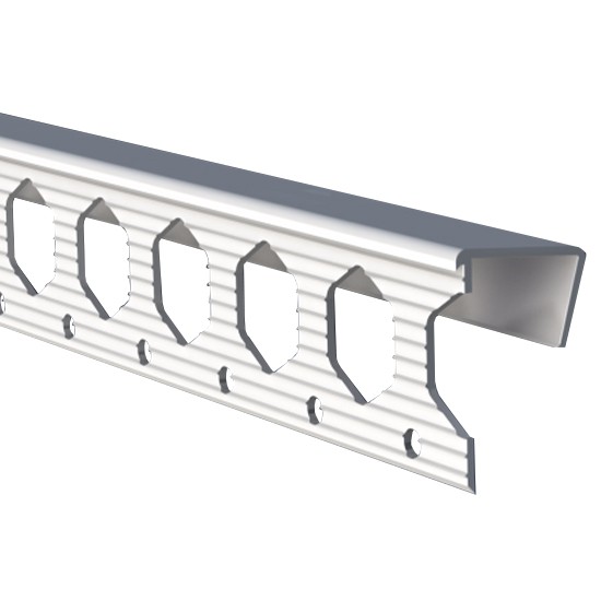 Renderplas EB12 White uPVC Edge Bead - 2500mm