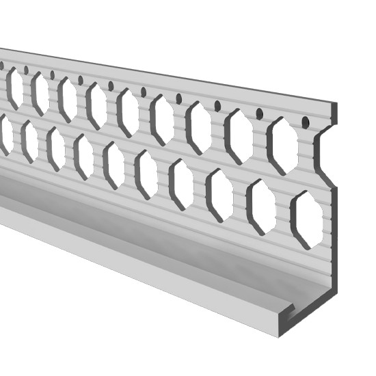 Renderplas Slate Grey uPVC Bellcast Bead - 2500mm