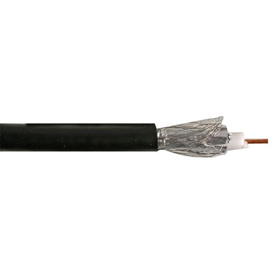 Black Coaxial - 100m Cable