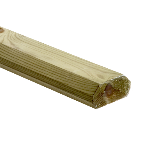 Richard Burbidge Large Traditional Decking Baserail - 2400 x 68 x 32mm