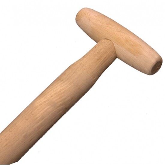 RST Straight Taper Wooden T Shovel Handle
