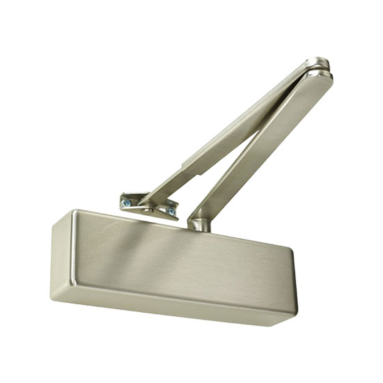 Rutland TS3204-SNPSNP - Power Size 3 - 2Hr Fire Rating - Satin Nickel Cover and Arm