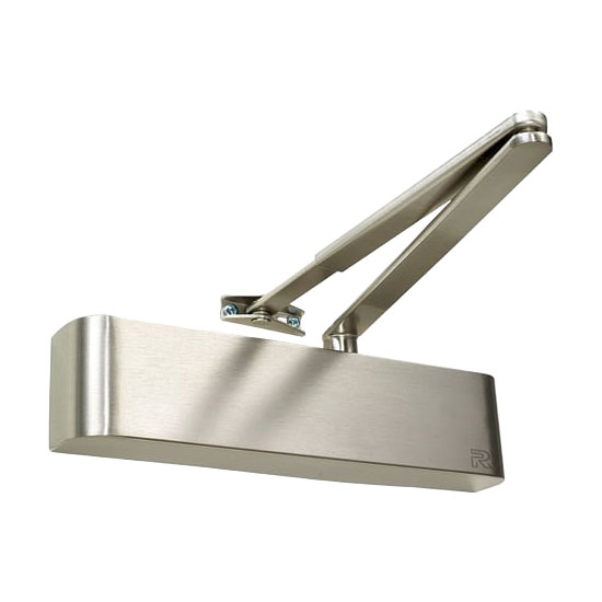 Rutland TS5204BC-SNPSNP Power Size 2 - 4 Adj 2Hr Fire Rating Backcheck Satin Nic Cover and Arm