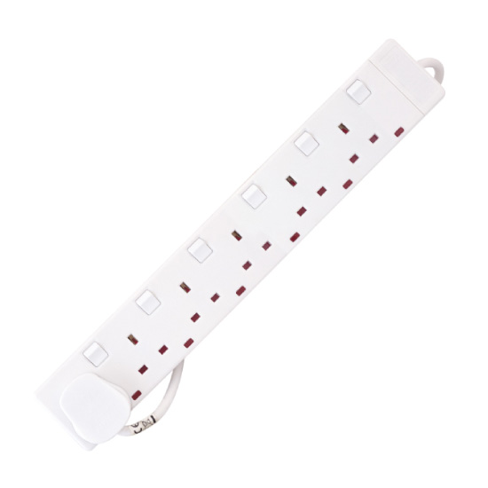 Selectric 9696/13/2M 13A 6 Gang 2 Metre Extension Lead