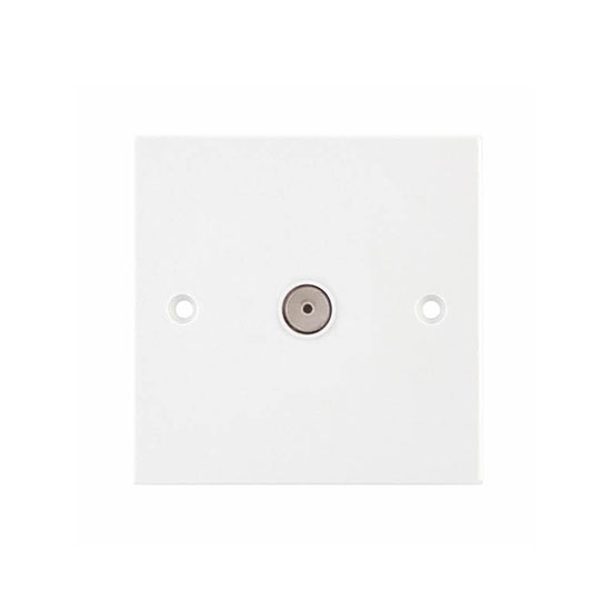 Selectric LG2162 1 Gang Coaxial Socket White