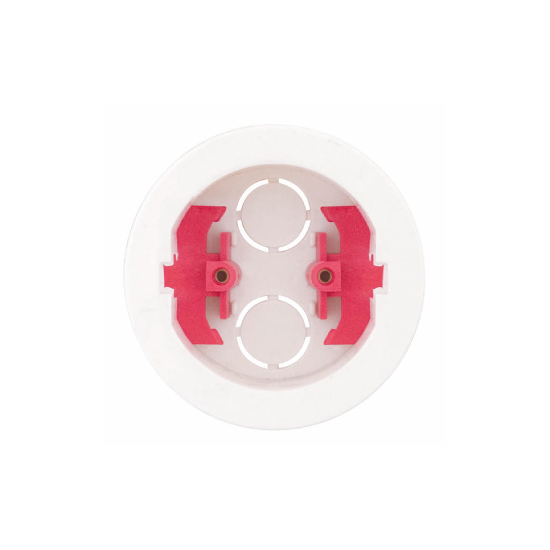 Selectric LG859 Round White Dry Lining Box -  80 x 80 x 35mm
