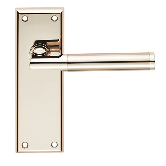 Carlisle SZR062PNSN Serozzetta Sessanta Dual Nickel Lever Latch On Backplate