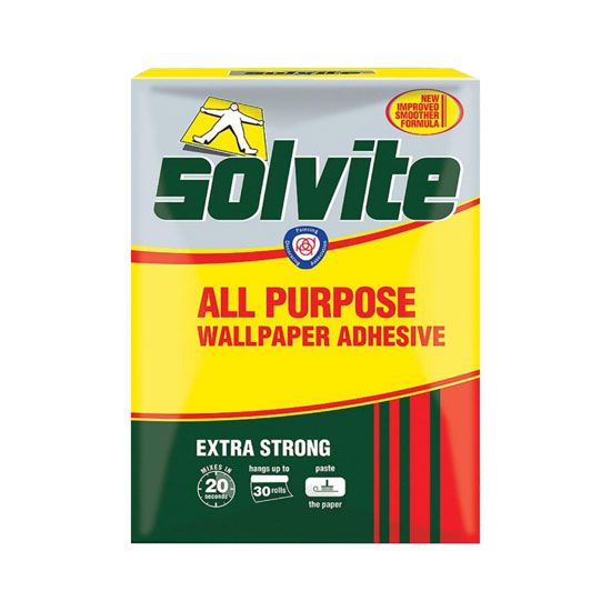 Solvite All Purpose Wallpaper Adhesive Decorator