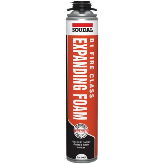 Soudal Trade Fire Rated Expanding Gunfoam B1 - 750ml