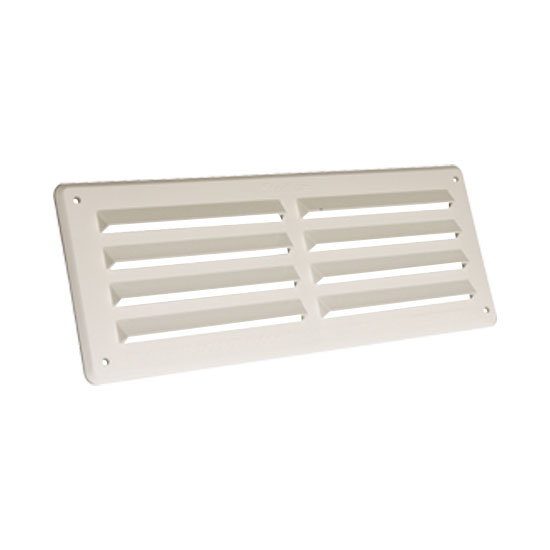 Stadium BM463 White Plastic Louvre Vent - 241 x 89mm