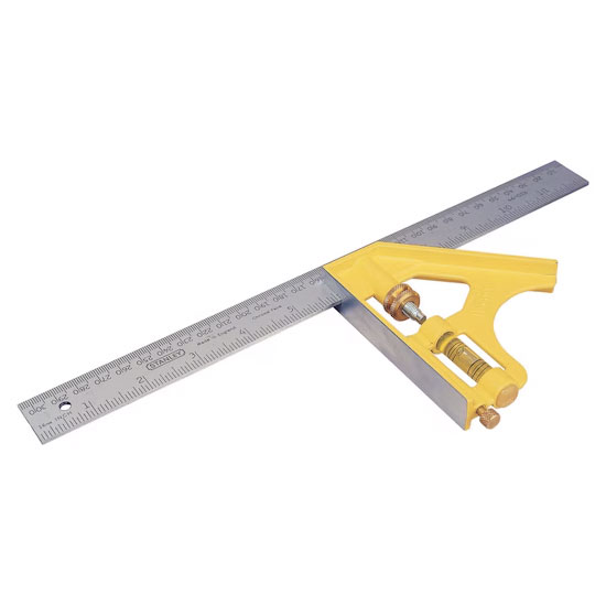Stanley 2-46-028 300mm Diecast Combination Square