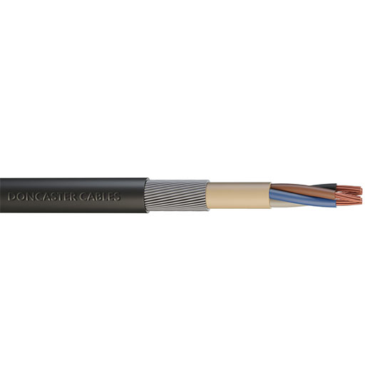 Steel Wired 4 Core  Armoured Cable - Per Metre