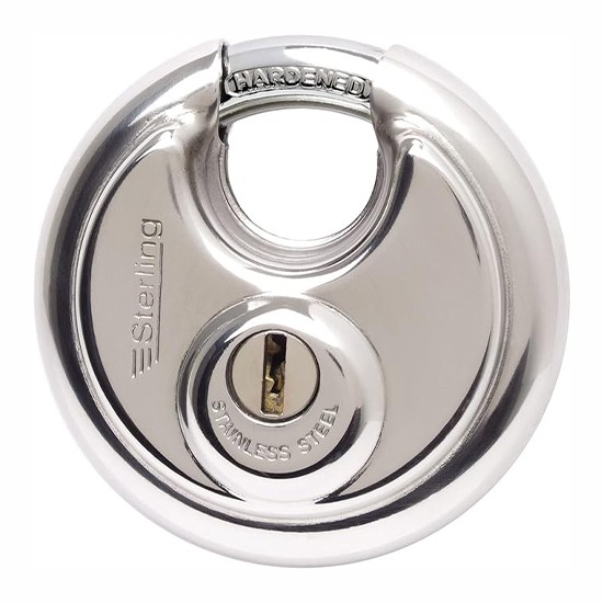 Sterling SPL100 Stainless Steel Body 70mm Disc Padlock