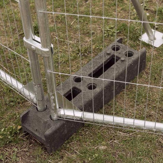 Temporary Site Fencing Thermoplastic Foot