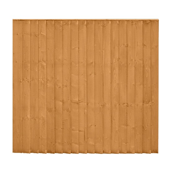 Timber Garden Vertical Close Boarded Fence Panel - 6 Foot Wide