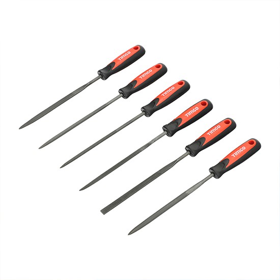 Timco 6 Piece Needle File Set - All Files