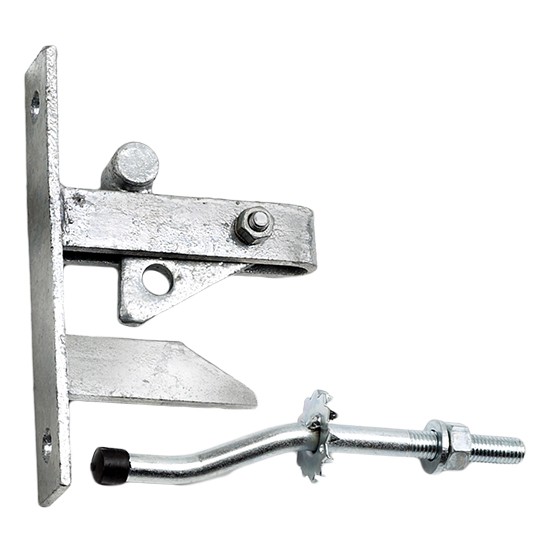 Eliza Tinsley Galvanised Field Gate Catch & Cranked Striker Set 