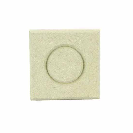Round Pattern Arc Block MDF Moulding - 75 x 75 x 25mm