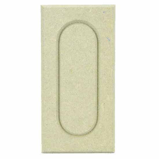 Round Pattern Plinth Block MDF Moulding - 150 x 75 x 25mm