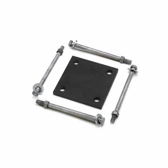 Trex Railing Black Aluminium Plate With Fixings