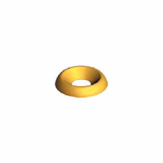 Timco 10BCUPP Electro Brass Plated Screw Cup 10g - Pack of 50