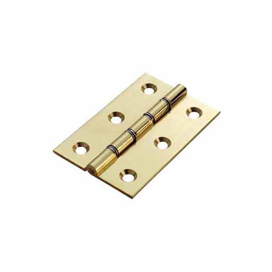 Carlisle HDSW20 Stainless Steel Washered Hinge - Satin Brass - 76mm x 50mm