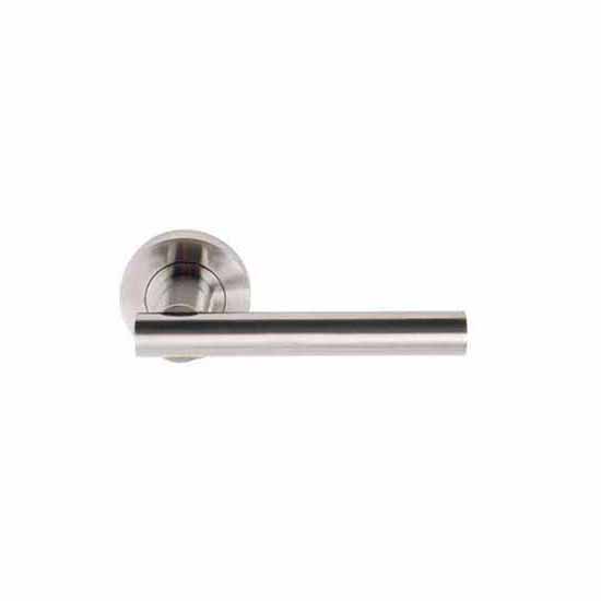 Dale Hardware DH003689-SMT-INT Sultan Satin Chrome Lever On Rose Passage Set 