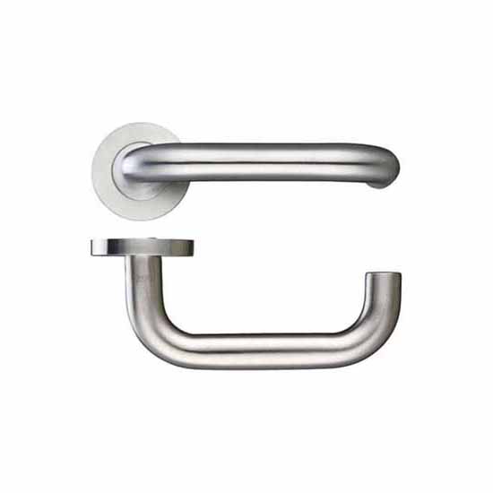 Zoo Hardware ZPS030SS Return To Door Lever On Rose 
