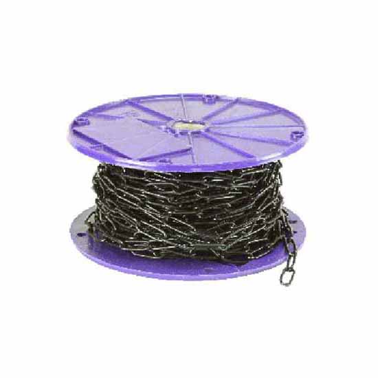 Eliza Tinsley 3442-173 5 x 21mm Short Link Chain Black Jap - 25 Metres