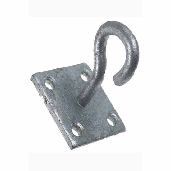 Eliza Tinsley Hook on Plate 2 1/2" x 2" 3486-002 Galvanised