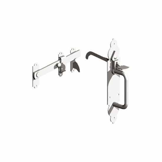 Gatemate Electro Galvanised Gothic Heavy Suffolk Latch 523 003 2