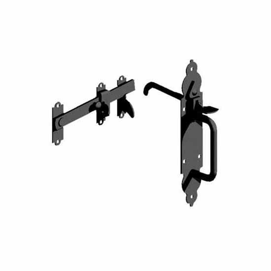 Gatemate Epoxy Black Gothic Heavy Suffolk Latch 523 003 3