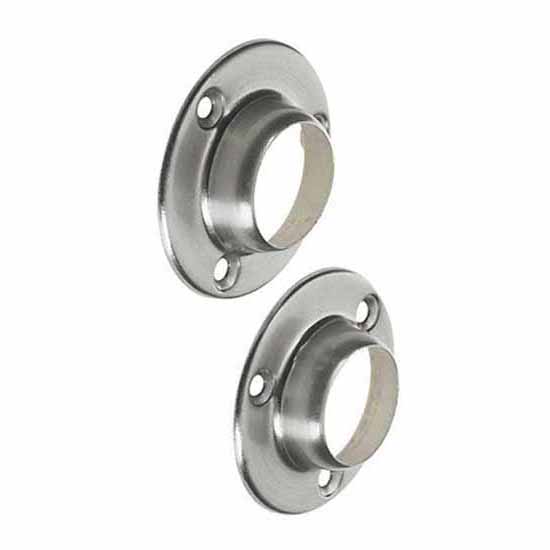 Rothley Q625BN Brushed Nickel 25mm End Socket - Pack of 2