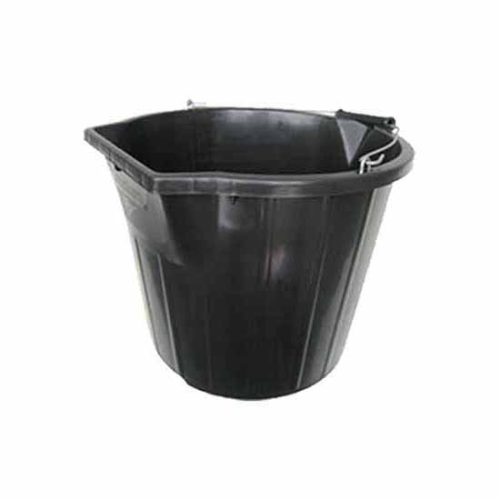Stadium BB4 3 Gallon Pour and Scoop Black Builders Bucket