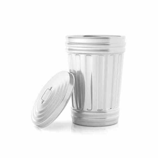 Eltex 80Ltr Galvanised Dustbin c/w Lid