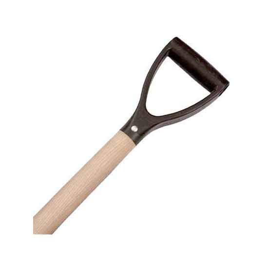 Bulldog HPD28BST Straight Taper Plastic D Shovel Handle - 28" x 1.5"