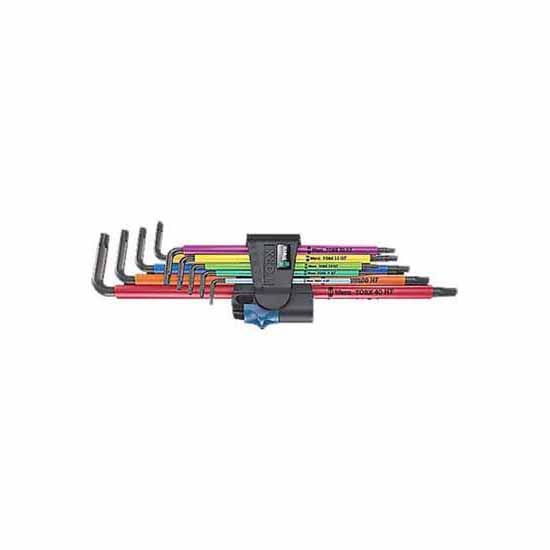 Wera 024470 9 Piece Rainbow Long Torx Key Set