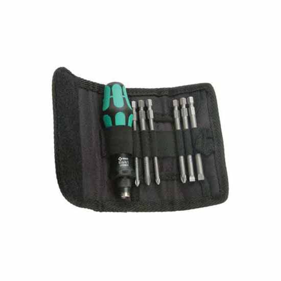 Wera 059298 Kraftform Kompakt 40, 7 piece Screwdriver and Bit Set
