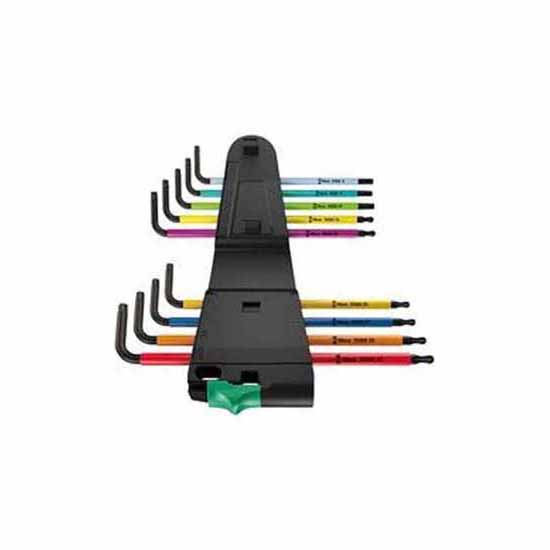 Wera 073599 9 piece Rainbow Torx Security and Ball-End L-Key Set