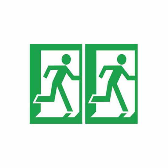 Man Running Right Double - PVC
