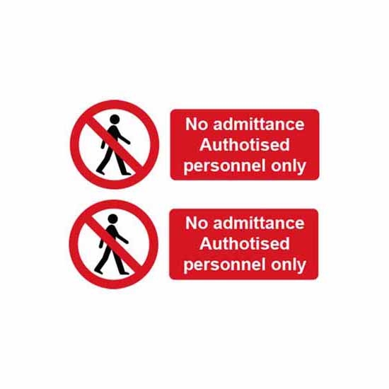 'No Admittance Authorised Personnel Only' (4052)
