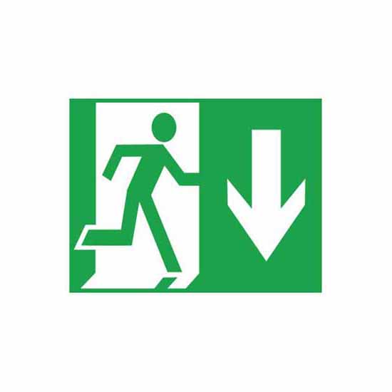 Running Man Arrow Down (1529)