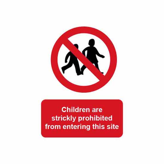 'Children Are Strictly Prohibited From Entering This Site' (0602)