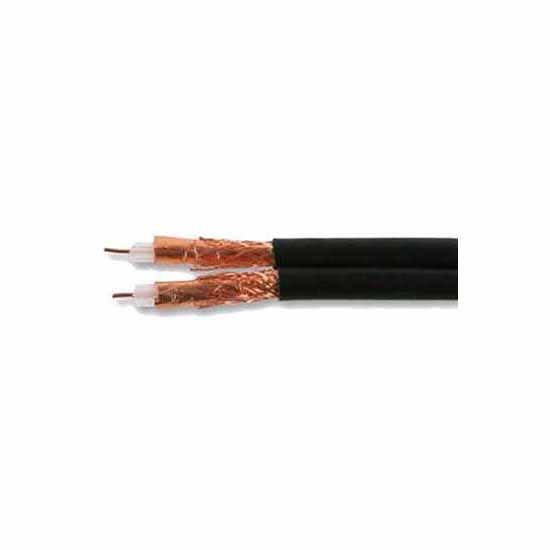 Twin Digital Satellite Coaxial Cable - 100 Metre Coil